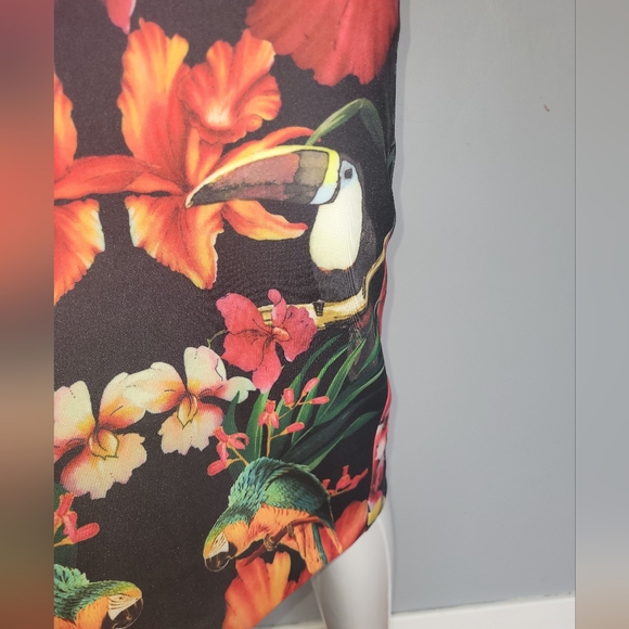 Ted Baker Bismii Mirrored Toucan Dress, BNWT, Size 0 - Picture 7 of 9